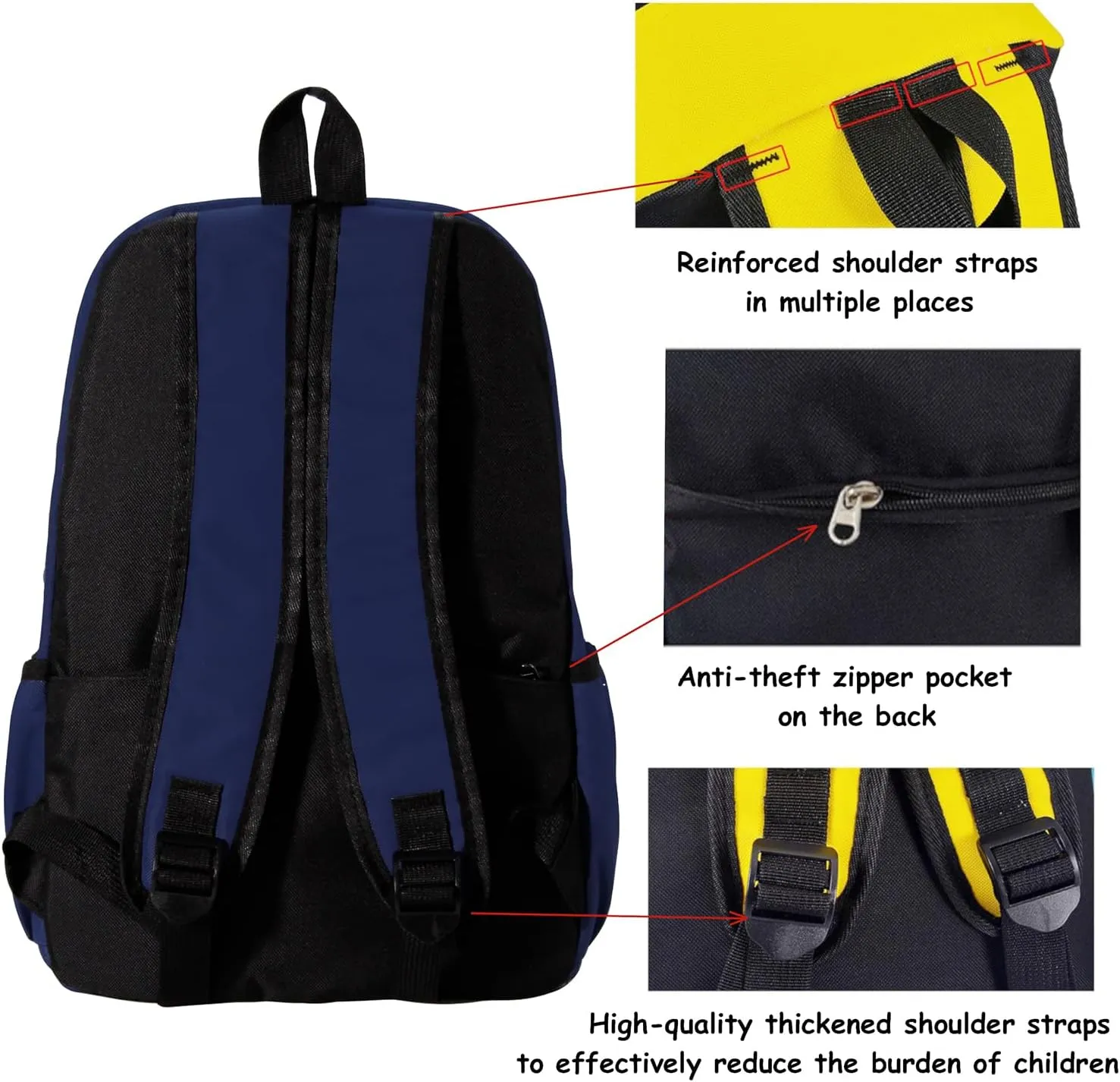 15 inch Kids Backpack Lightweight Elementary School bag Kindergarten Bookbag Casual Travel Daypack