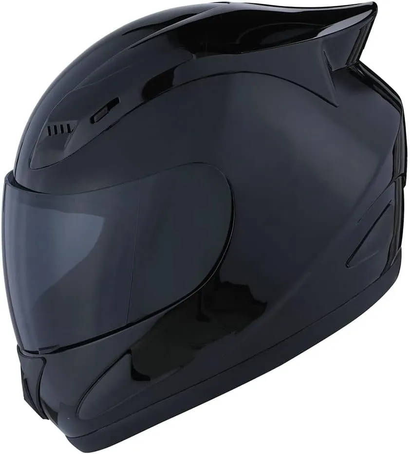 1Storm Motorcycle Bike Full Face Helmet Mechanic Skull: HJDJ11