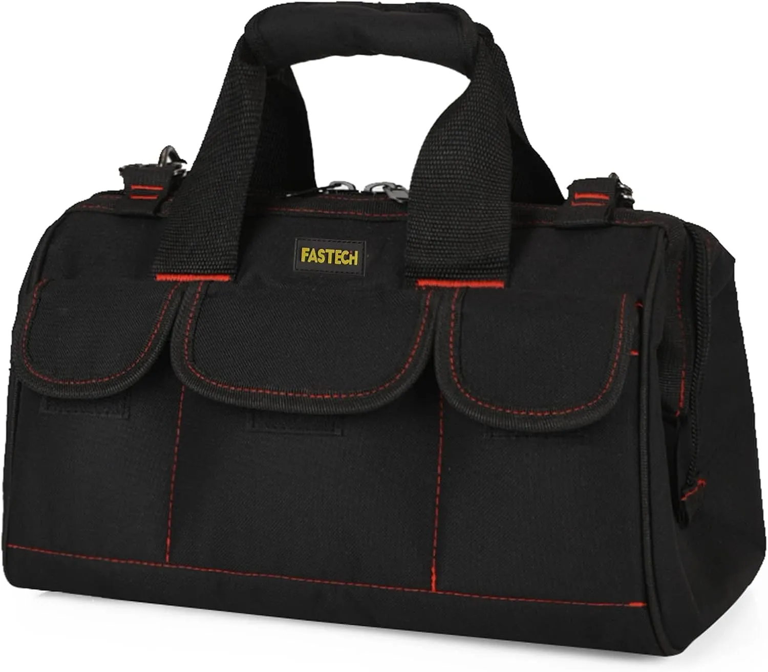 22-inch Heavy Duty Tools Bag With Wide Mouth For Tool Storage, Carrier and Organizer, Tote Bag for Men, Wide Mouth Tool Bag With Inside Pockets (22Inch)