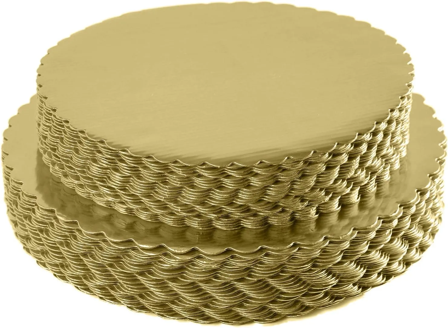 [25pcs] 12" Gold Cakeboard Round,Disposable Cake Circle Base Boards Cake Plate Round Coated Circle Cakeboard Base 12inch,Pack of 25