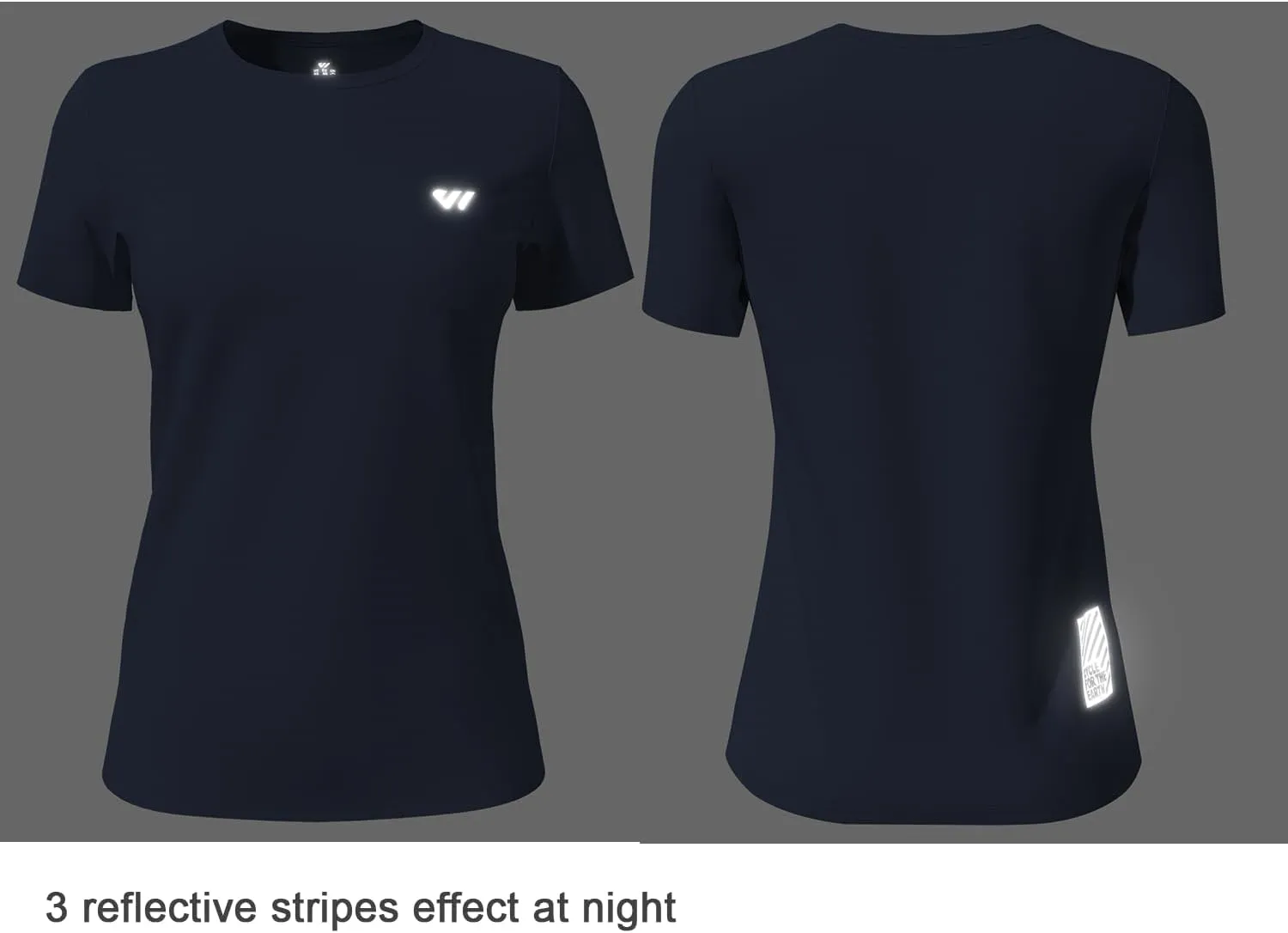 3-5 Pack Workout Shirts Women Running Quick Dry Crew Neck Gym Moisture Wicking T-Shirts Athletic Yoga Tee Top UPF 50 