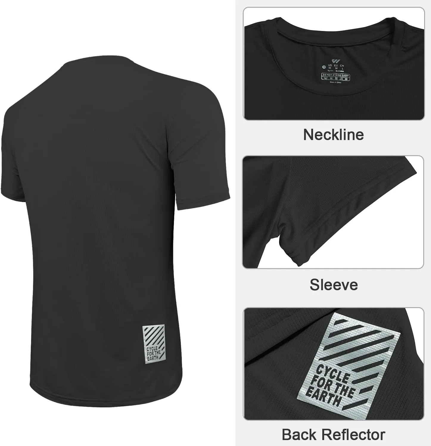3 or 5 Pack Workout Shirts for Men Quick Dry Running T-Shirt Short Sleeves Moisture Wicking Crew Neck Tee Athletic Casual Top