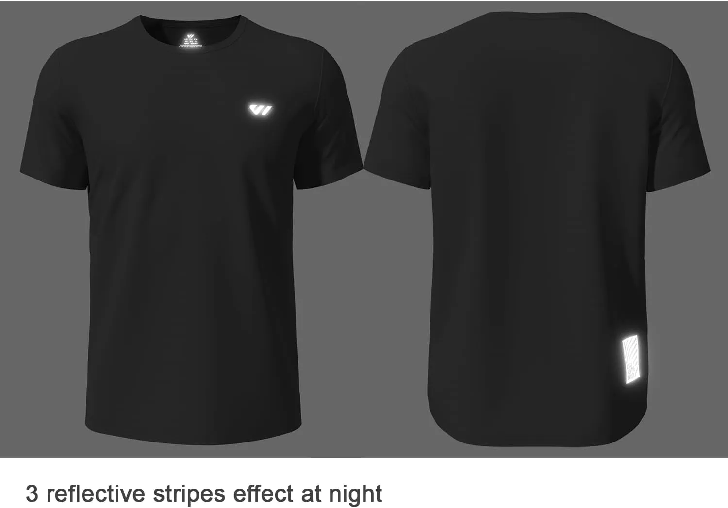 3 or 5 Pack Workout Shirts for Men Quick Dry Running T-Shirt Short Sleeves Moisture Wicking Crew Neck Tee Athletic Casual Top