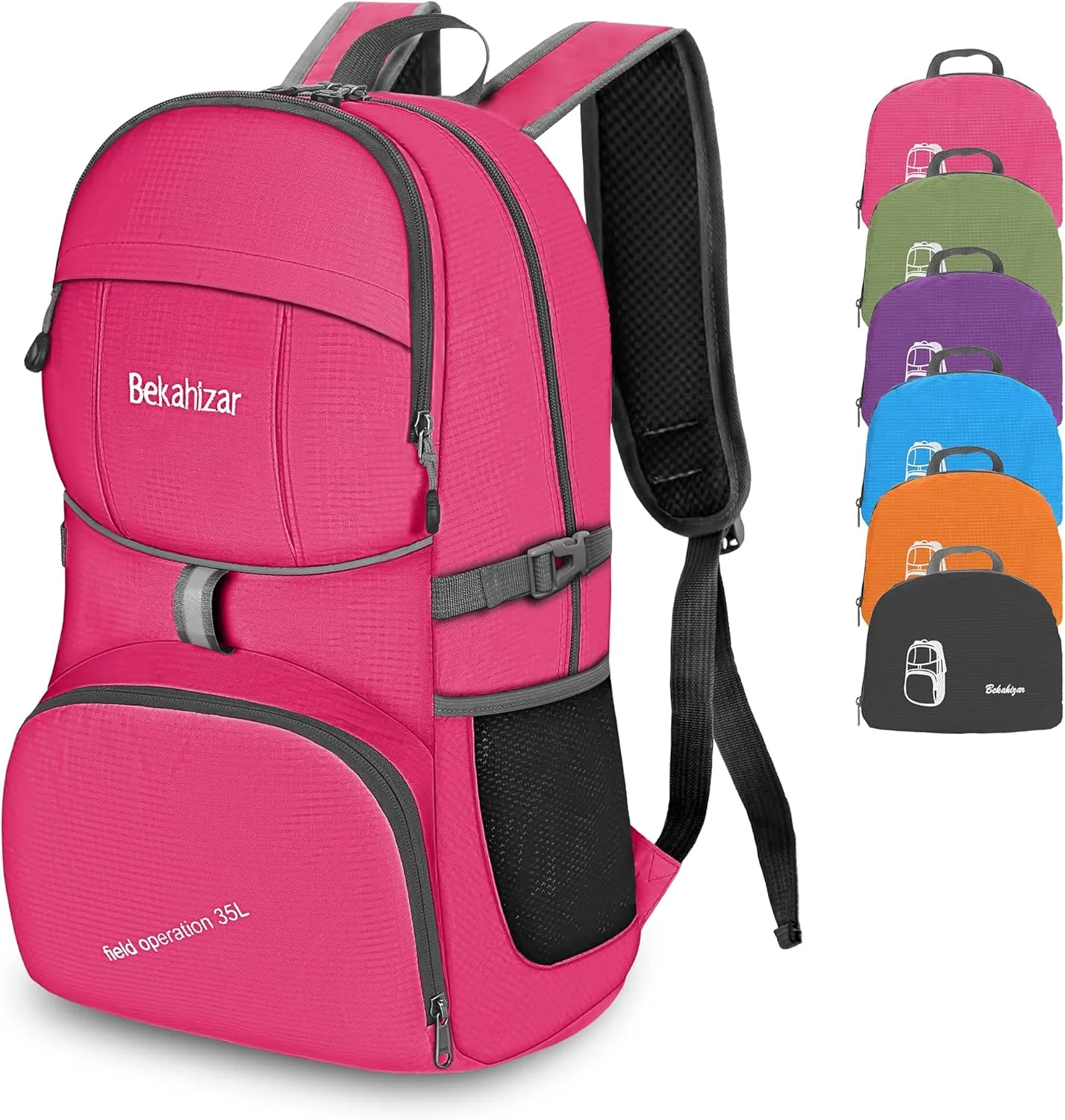 35L Lightweight Backpack Foldable Hiking Daypack Packable Travel Day Bag for Men Women Outdoor Walking Camping