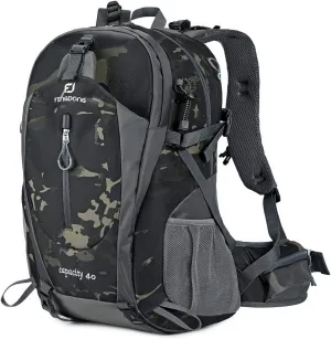 40L Waterproof Lightweight Hiking,Camping,Travel Backpack for Men Women