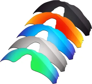 5 Pieces of Polarized Lenses Replacement Compatible with Oakley Radar EV Path OO9208 Sunglasses - Combo Pack
