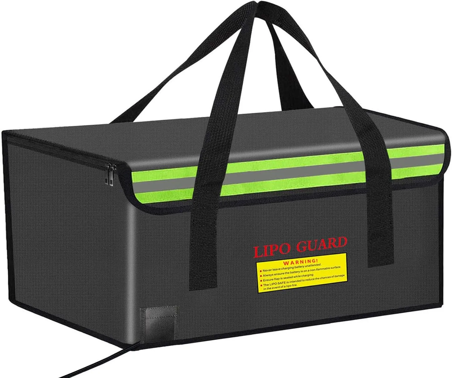 500 * 350 * 300mm Ebike Battery Safe Bag Fireproof Charging Lipo Bag Large Capatity for Lipo Battery Pack Storage Charging Transport, Home Office Travel Fireproof Safe Storage Pouch
