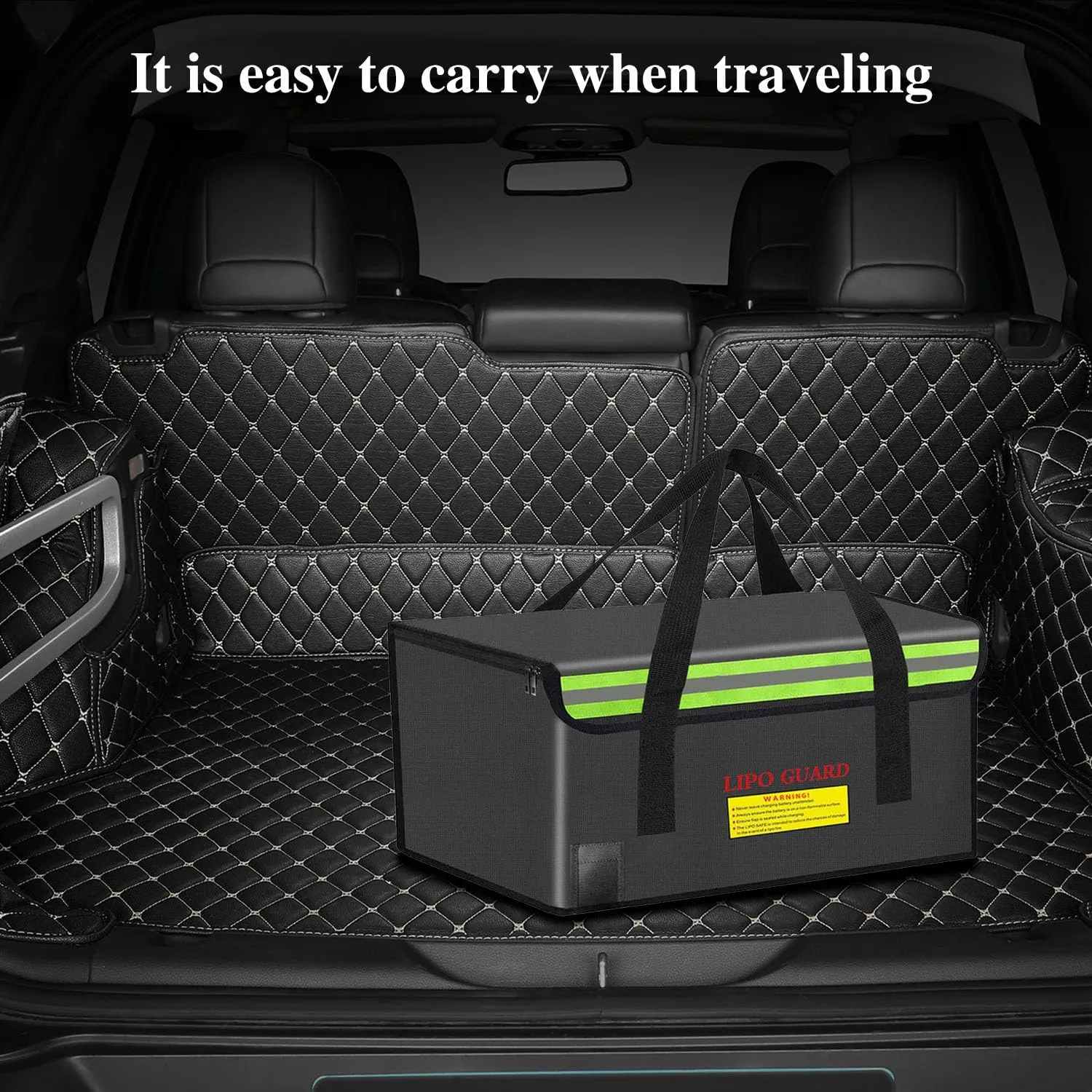 500 * 350 * 300mm Ebike Battery Safe Bag Fireproof Charging Lipo Bag Large Capatity for Lipo Battery Pack Storage Charging Transport, Home Office Travel Fireproof Safe Storage Pouch