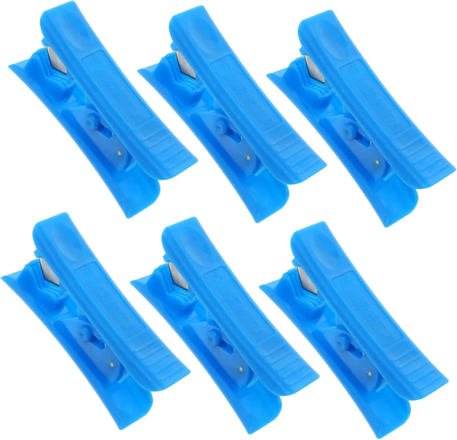 6pcs Tube Cutter Scissors Replaceable Blades for Plastic Pe Vinyl Rubber Water Cutters Metal Cutters Non-slip Handle