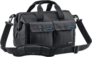 98370 - Amsterdam Maxima 335 - Camera Bag for Medium to Large DSLR Equipment, Black/Blue, Inside Dimensions: 300 x 150 x 190 mm