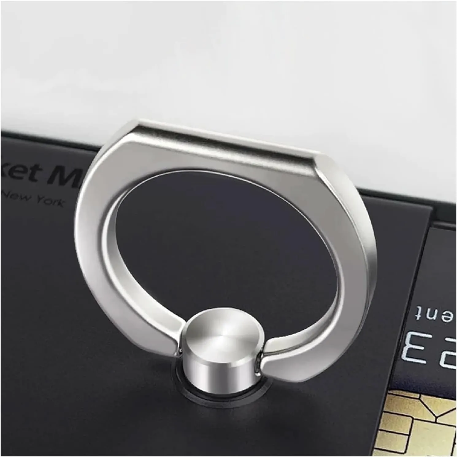 AAUXX iRing Magnetic Case   Pocket Mag Bundle Version Magsafe Compatible iPhone 14 Pro Clear Case Strong Magnet Smartphone Ring Compatible with iRing PocketMag Magnet Matte Black