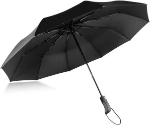ABCCANOPY Umbrella Windproof Travel Umbrella - Wind Resistant, Small - Compact, Light, Automatic, Strong, Mini, Folding and Portable - Backpack, Car, Purse Umbrellas for Rain - Men and Women