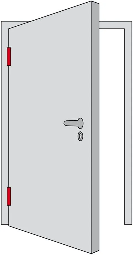 ABUS 83006 Security Door Fitting Type KLS 114 F2 Stainless Steel Look