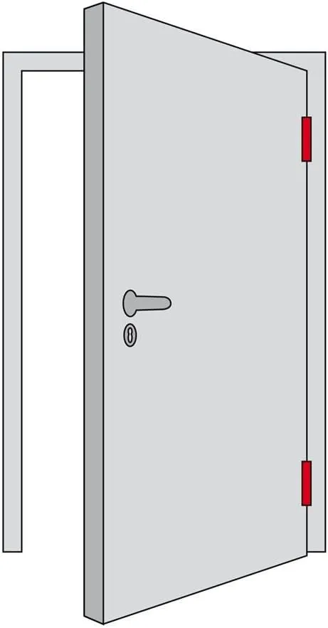 ABUS 83006 Security Door Fitting Type KLS 114 F2 Stainless Steel Look