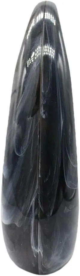 Acrylic Evening Clutch Purse Top-handle Moon Hobo Bag, Elegant Marble Handbag for Wedding Cocktail Party