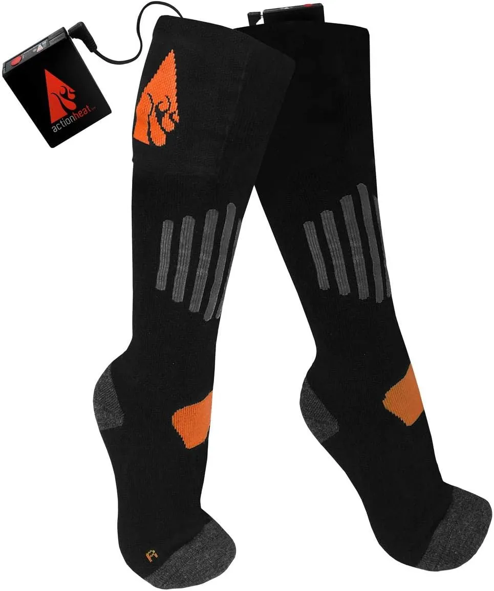 ActionHeat 3V Wool Rechargeable Battery Heated Socks 1.0
