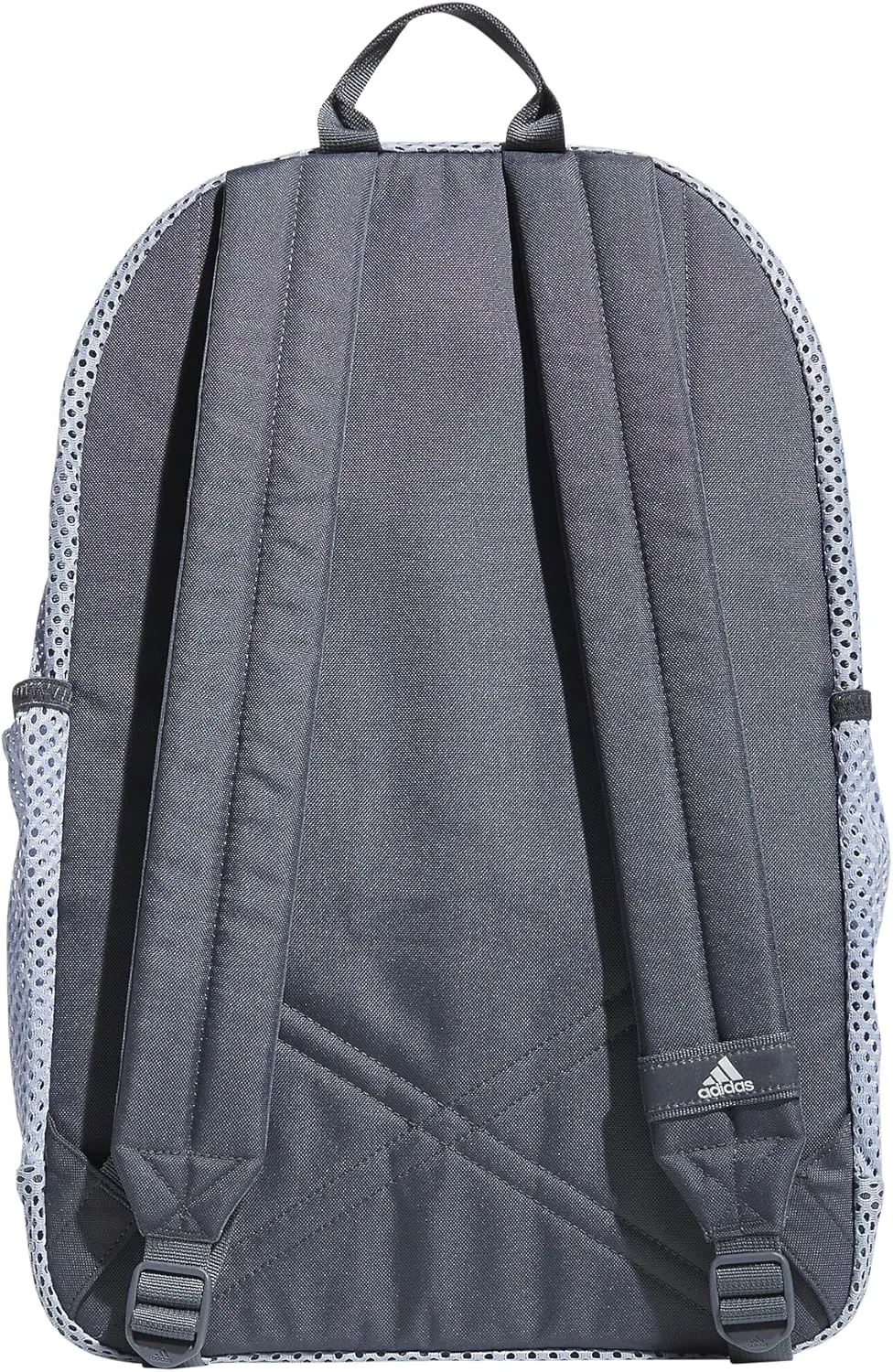 adidas Hermosa Mesh Backpack, See-Through Transparent Clear Festival Bag, Blue Dawn/Onix Grey/2.0, One Size