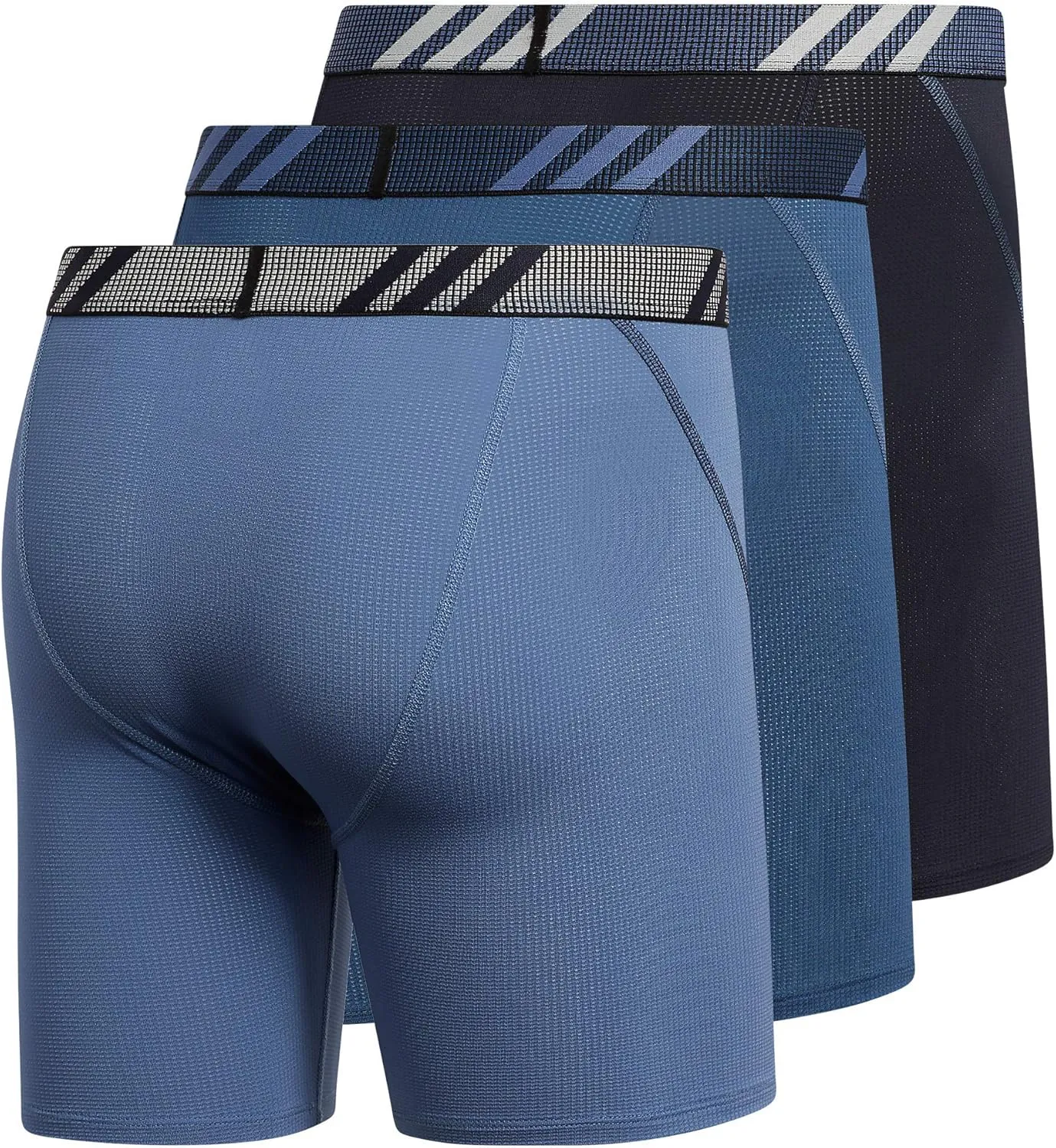 adidas Men's Sport Performance Mesh Boxer Brief Underwear (3-Pack)