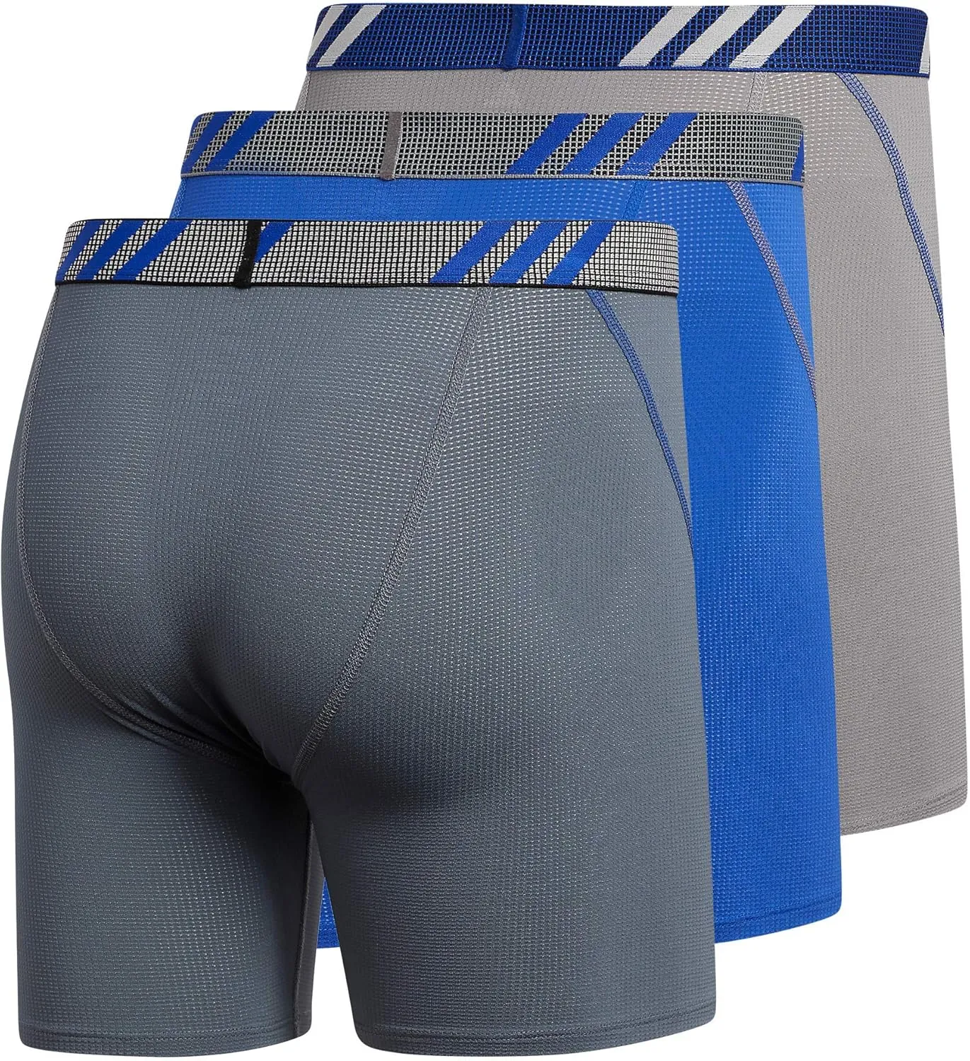 adidas Men's Sport Performance Mesh Boxer Brief Underwear (3-Pack)
