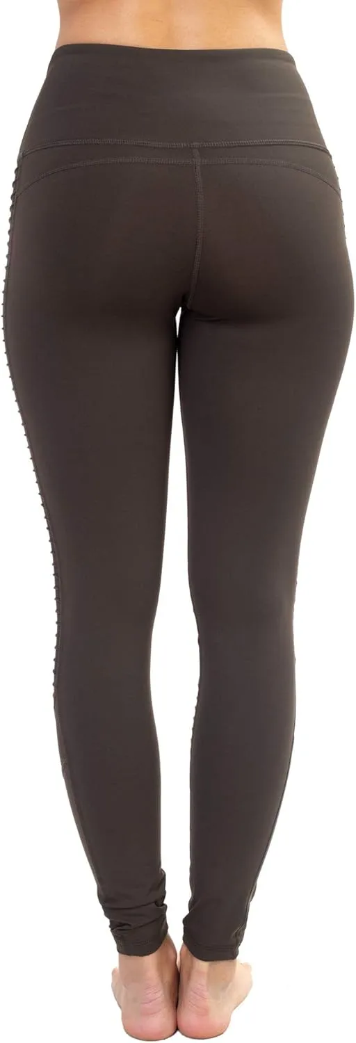 AEKO Yoga Power Flex Fit Running Pants Workout Leggings 4 Way Stretch for Women