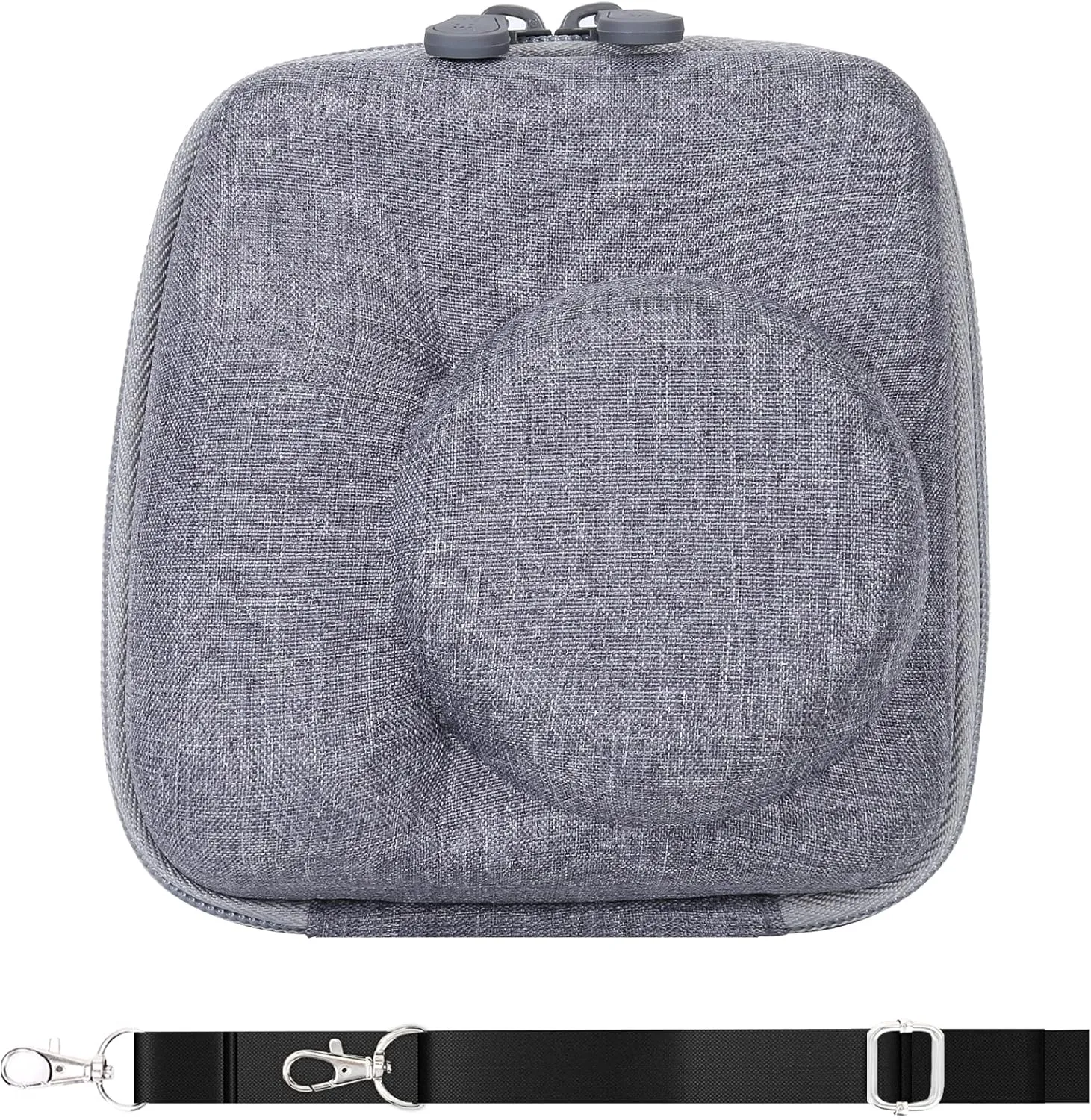 Aenllosi Hard Carrying Case Replacement for Fujifilm Instax Mini 12/11 Instant Camera,Protective Case Compatible with Instax Camera Mini 12/11(Clay White)