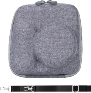 Aenllosi Hard Carrying Case Replacement for Fujifilm Instax Mini 12/11 Instant Camera,Protective Case Compatible with Instax Camera Mini 12/11(Clay White)