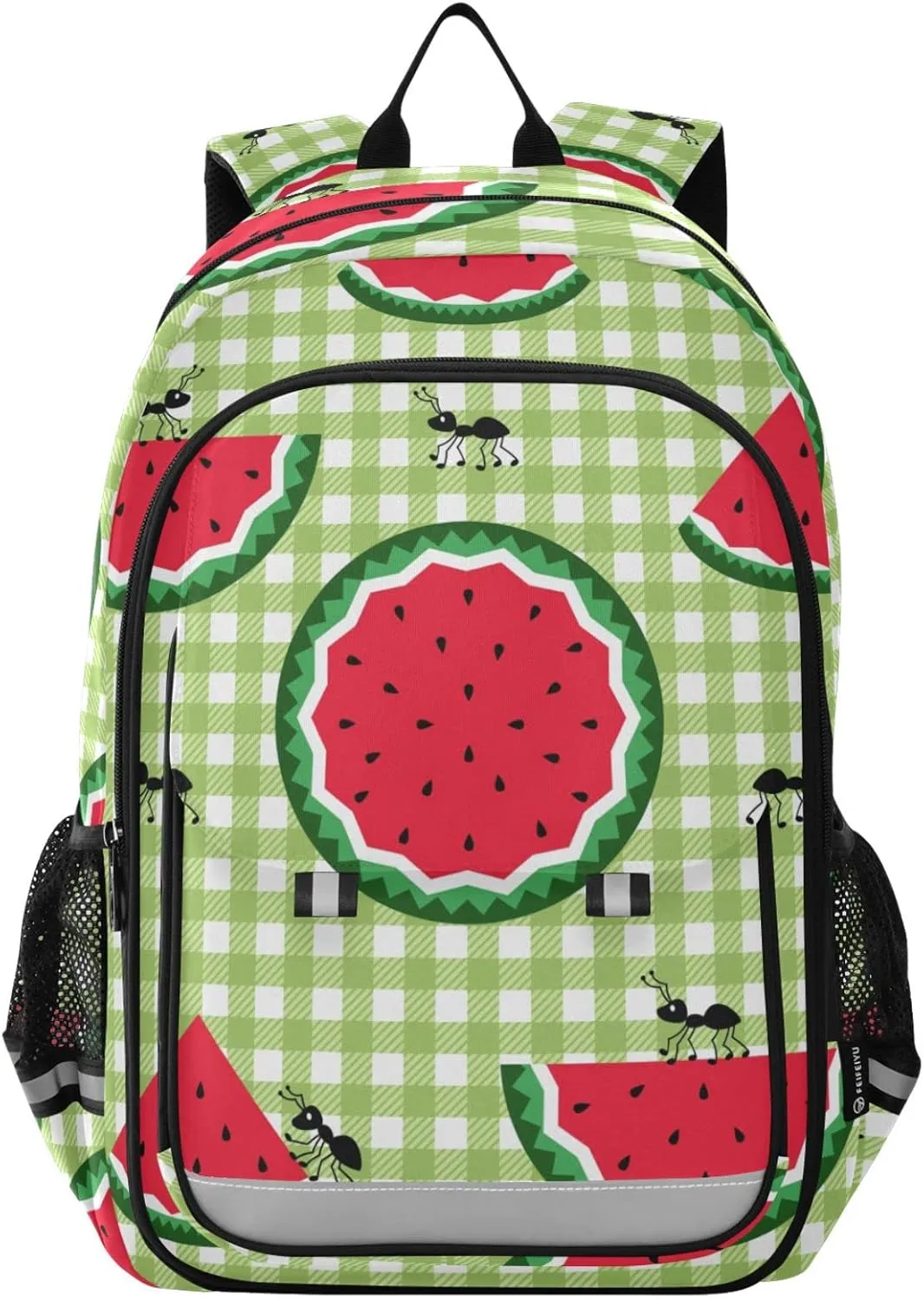 ALAZA Cute Ants and Slices Of Juicy Watermelon Business Travel Hiking Camping Rucksack Pack