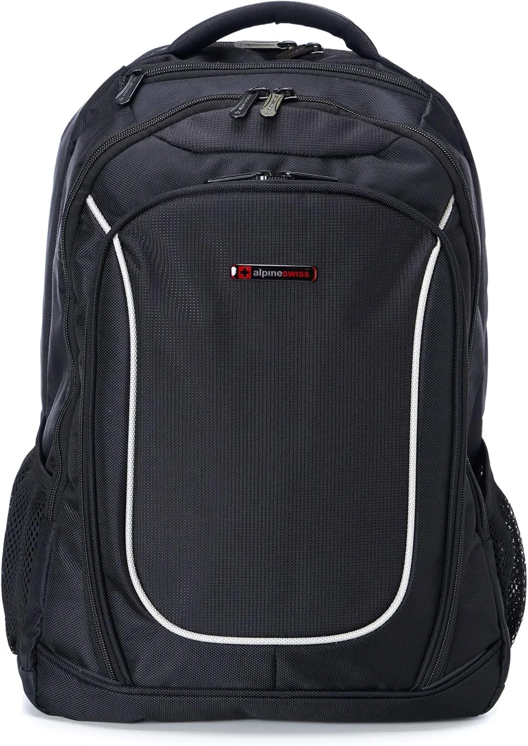 Alpine Swiss Oneida 15.6" Laptop Backpack With Tablet Sleeve & Mfg Warranty Black