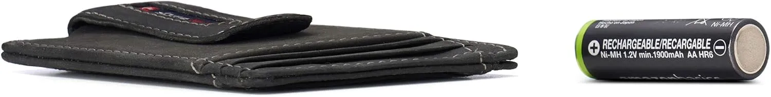 Alpine Swiss RFID Dermot Money Clip Front Pocket Wallet For Men Leather Comes in a Gift Box