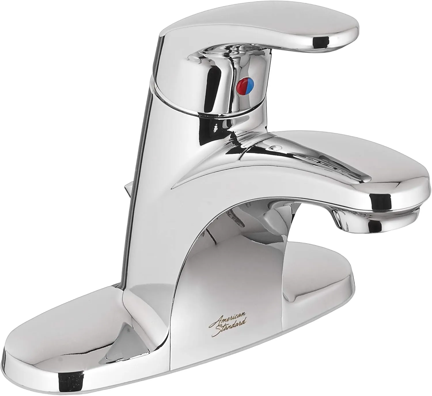American Standard 7075000.002 Colony Pro Single-Handle Bathroom Faucet with Metal Drain, 1.2 GPM, Polished Chrome
