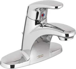 American Standard 7075000.002 Colony Pro Single-Handle Bathroom Faucet with Metal Drain, 1.2 GPM, Polished Chrome