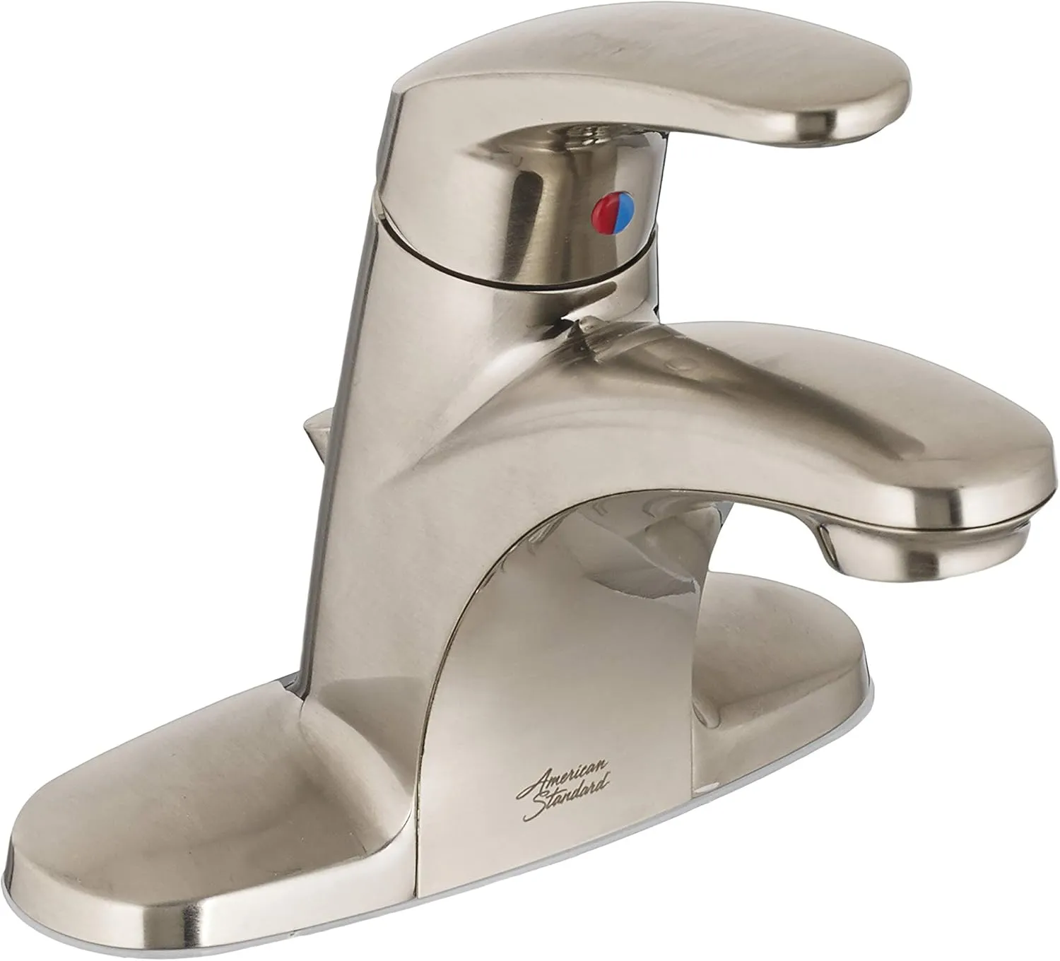 American Standard 7075000.295 Colony Pro Single-Handle Bathroom Faucet with Metal Drain, 1.2 GPM, Brushed Nickel