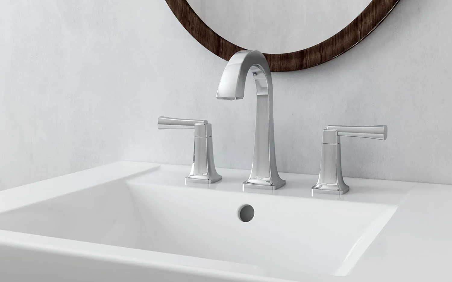 American Standard 7353801.002, Townsend 8-Inch Widespread 2-Handle Bathroom Faucet 1.2 GPM, Chrome