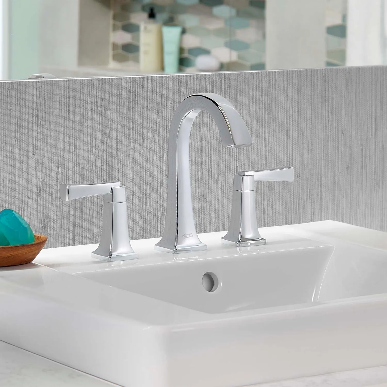 American Standard 7353801.002, Townsend 8-Inch Widespread 2-Handle Bathroom Faucet 1.2 GPM, Chrome