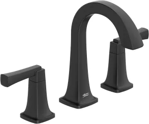 American Standard 7353801.243, Townsend 8-Inch Widespread 2-Handle Bathroom Faucet 1.2 GPM, Matte Black