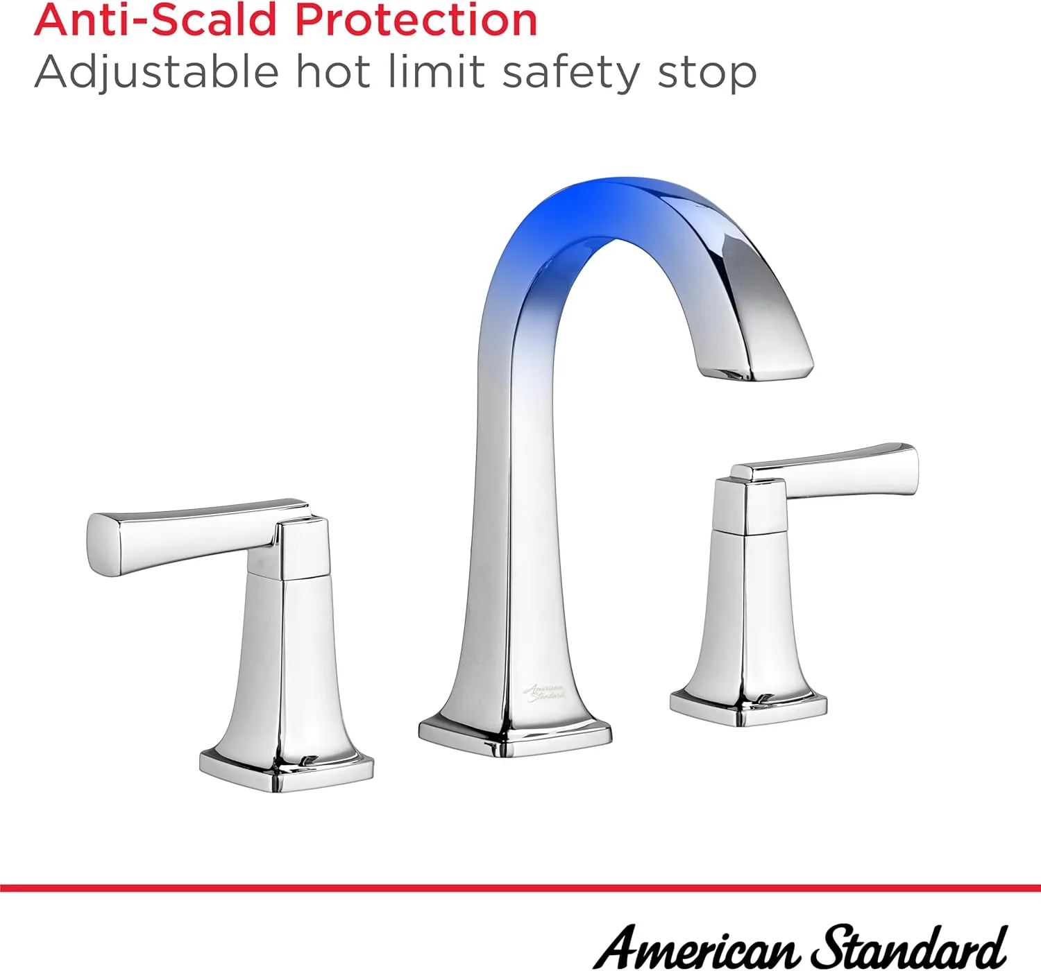 American Standard 7353801.243, Townsend 8-Inch Widespread 2-Handle Bathroom Faucet 1.2 GPM, Matte Black