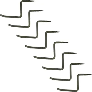 Ameristep Tree Steps 8-Pack | Self-Tapping Screw Mount for Climbing to Tree Stands | Available in 2-Inch and 4-Inch Sizes