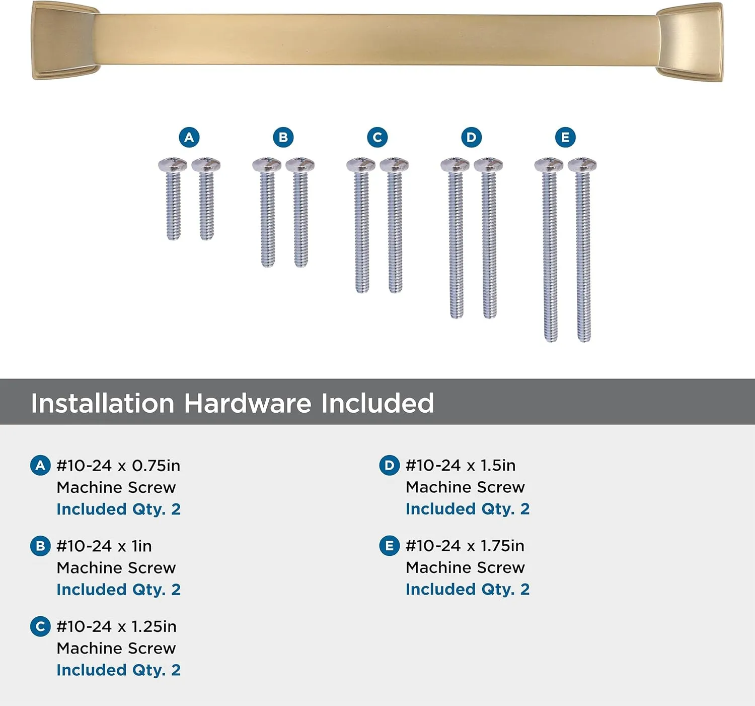 Amerock | Appliance Pull | Golden Champagne | 8 inch (203 mm) Center to Center | Revitalize | 1 Pack | Drawer Pull | Drawer Handle | Cabinet Hardware