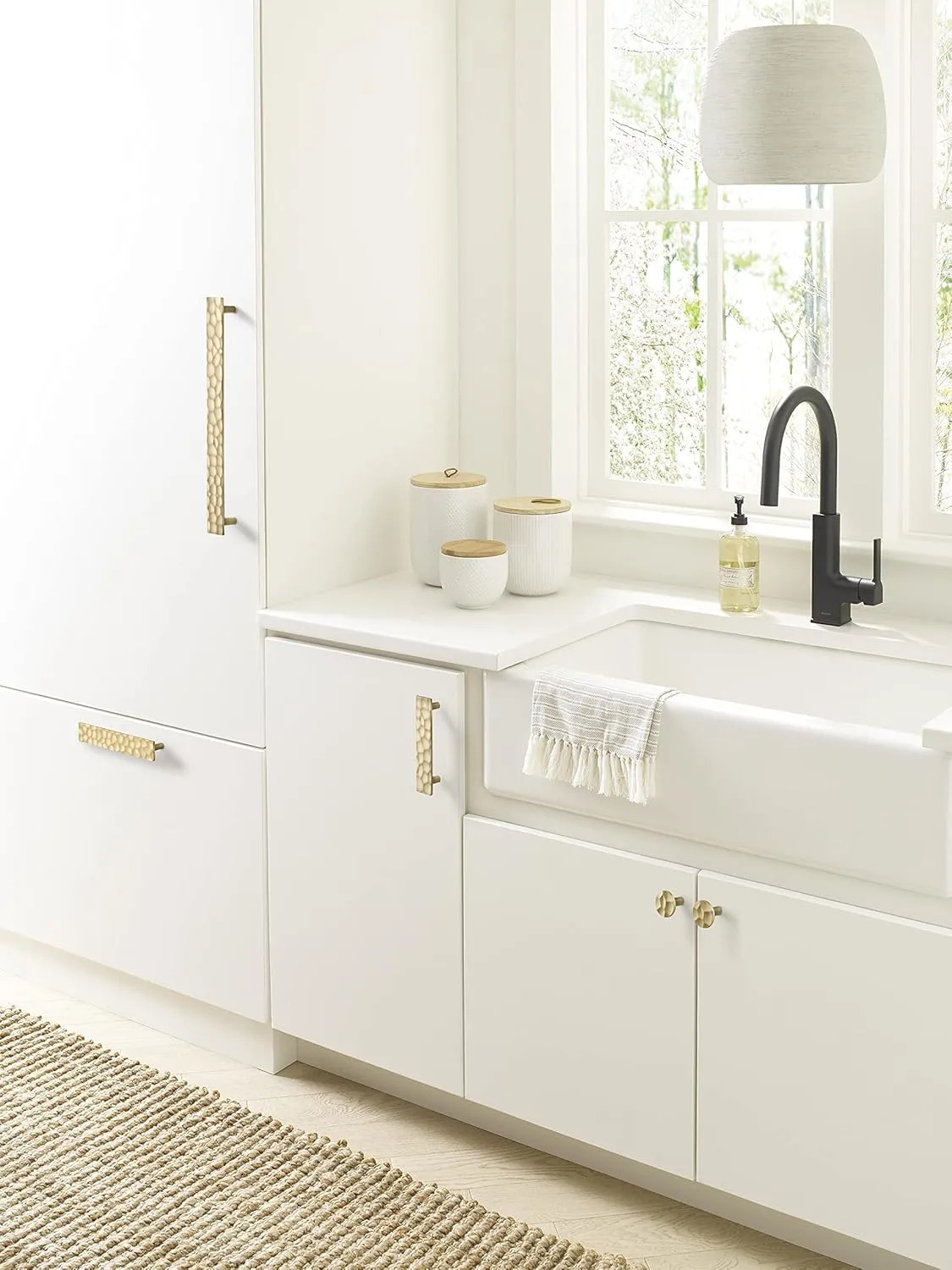Amerock | Cabinet Knob | Golden Champagne | 1-3/16 inch (30 mm) Diameter | Kamari | 1 Pack | Drawer Knob | Cabinet Hardware