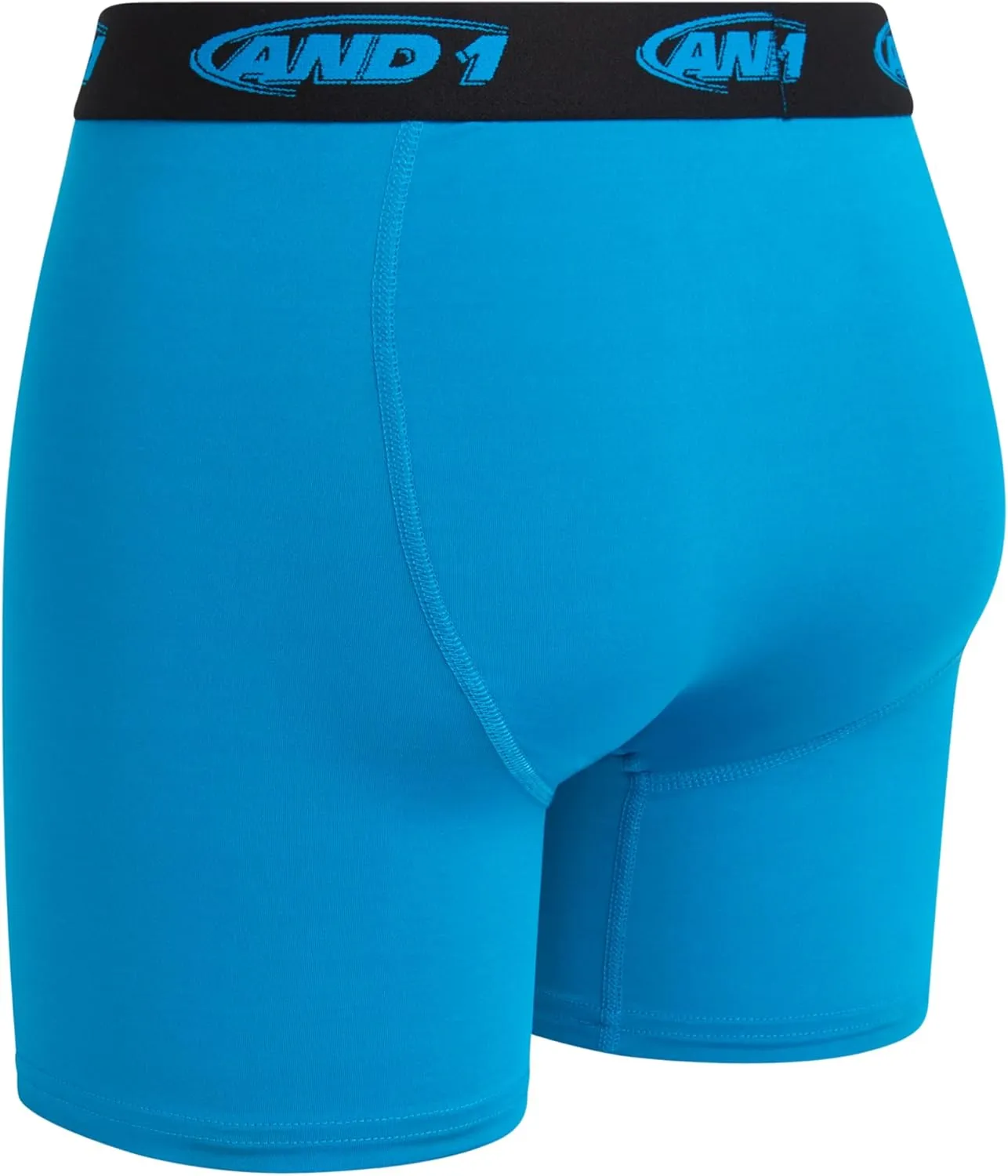 AND1 Mens Boxer Briefs -6 Pack Stretch Compression Underwear with Mesh Contour Pouch -Supportive Fit for Everyday Wear(S-3XL)
