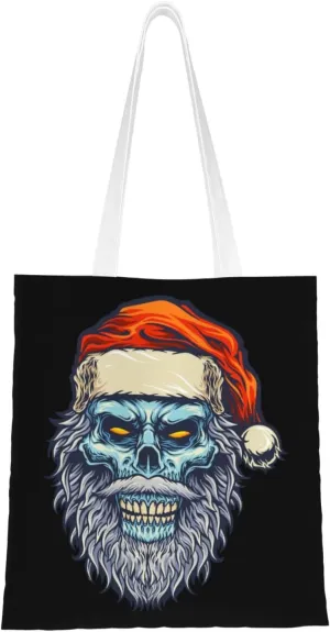 Angry Heads Tote Bag for Women Canvas Shopping Bags Reusable Large Capacity Casual Shoulder Handbags Grocery Bags DIY Gift Bags