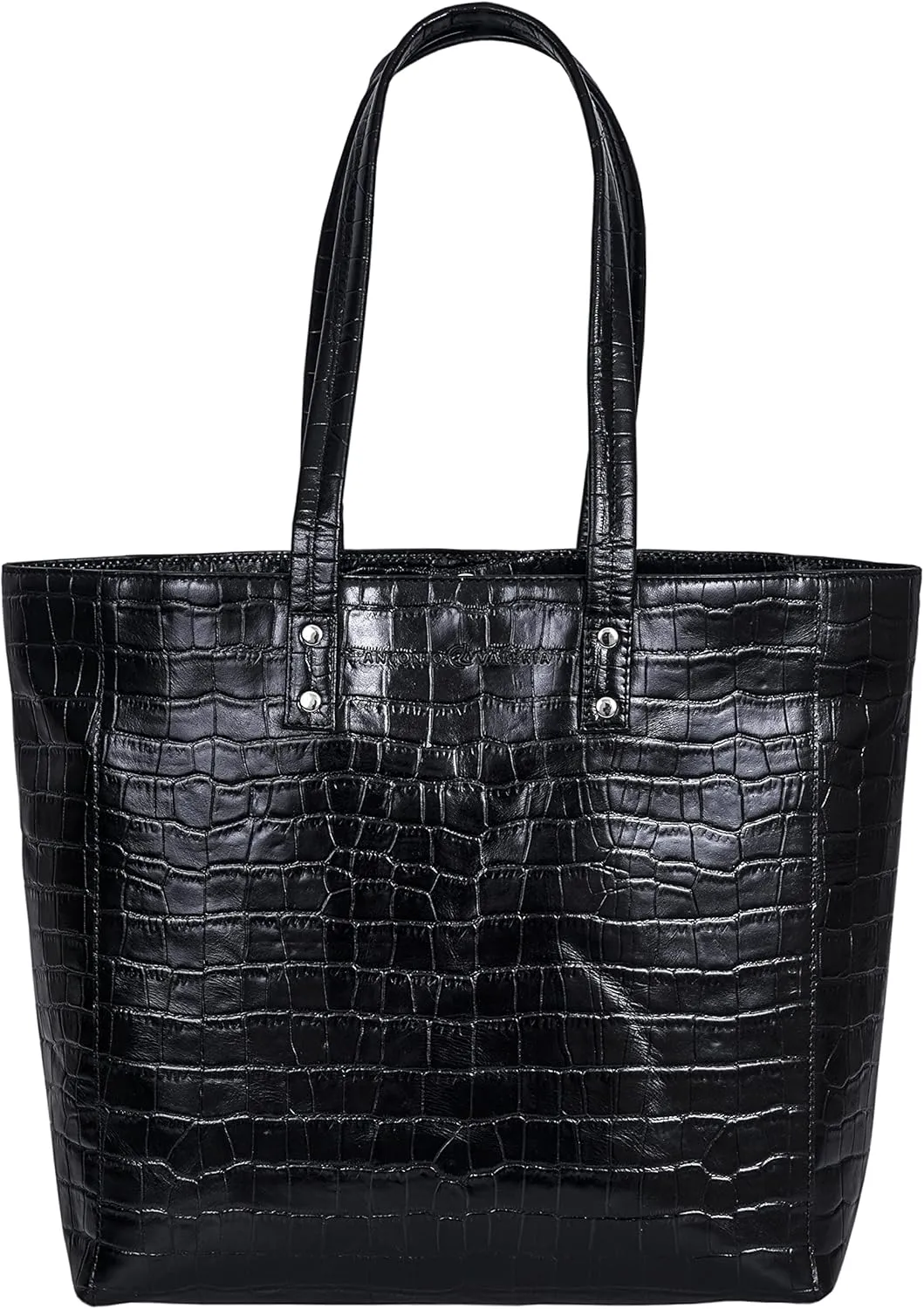 ANTONIO VALERIA Alexis Leather Tote/Top Handle Shoulder Bag for Women