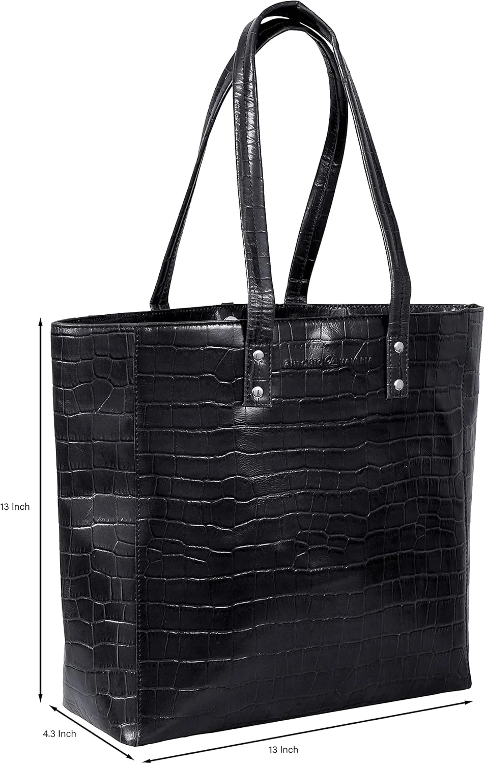 ANTONIO VALERIA Alexis Leather Tote/Top Handle Shoulder Bag for Women