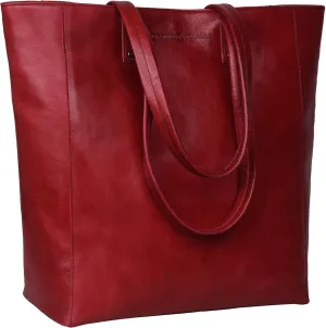 ANTONIO VALERIA Ava Leather Tote/Top Handle Shoulder Bag for Women