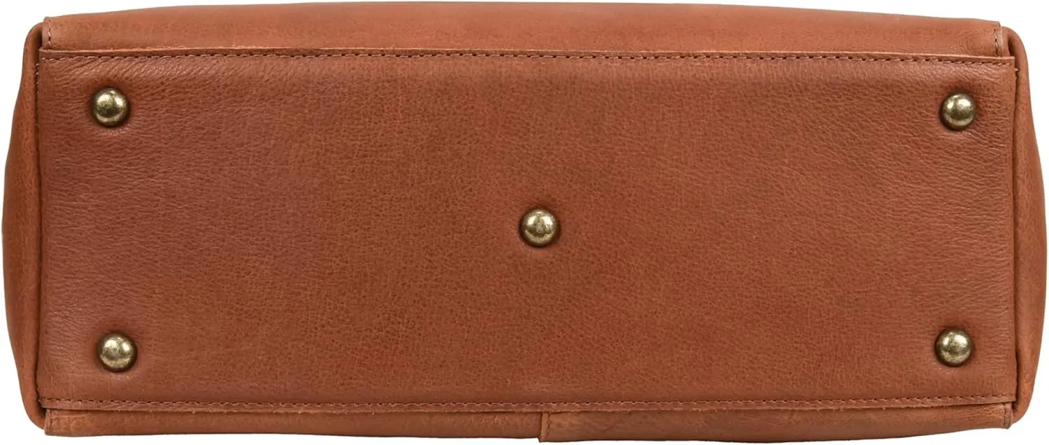ANTONIO VALERIA Ava Leather Tote/Top Handle Shoulder Bag for Women