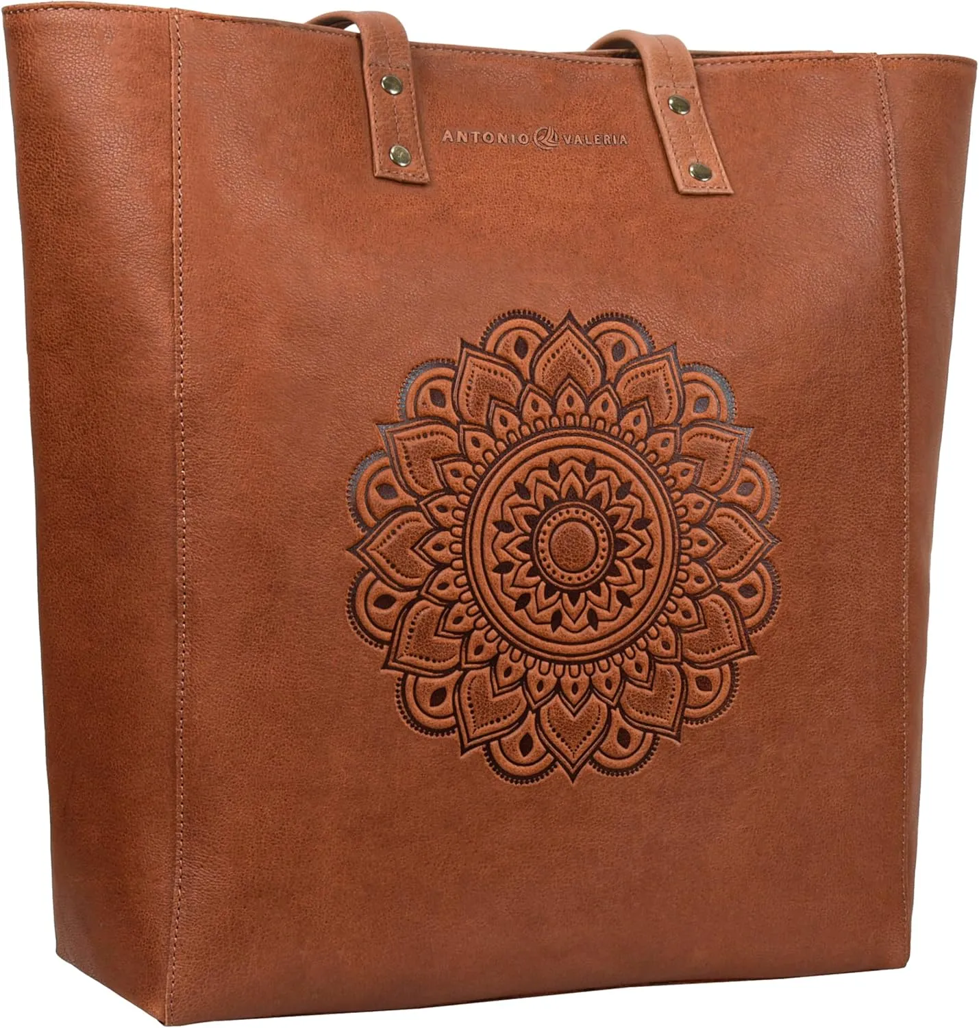 ANTONIO VALERIA Ava Leather Tote/Top Handle Shoulder Bag for Women