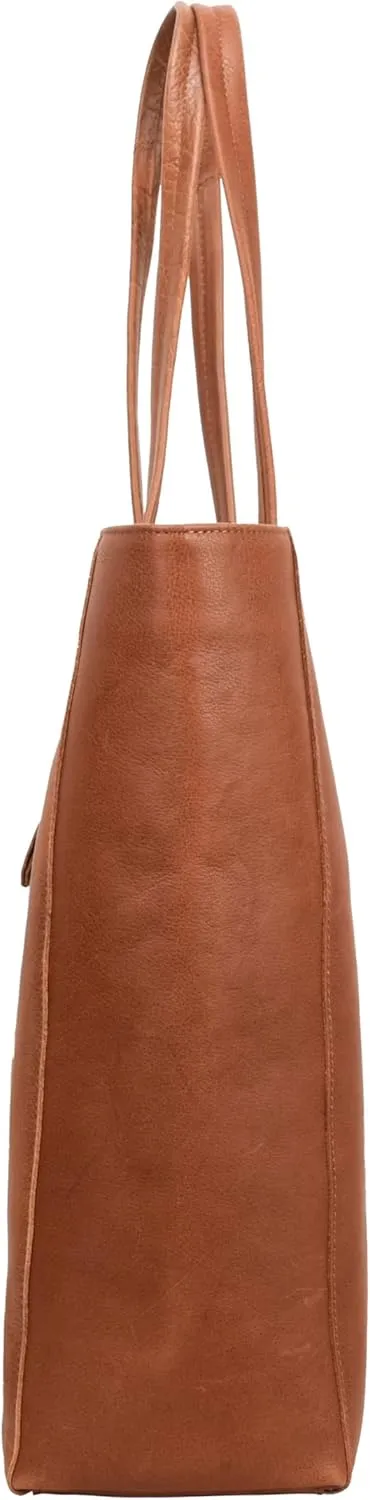 ANTONIO VALERIA Ava Leather Tote/Top Handle Shoulder Bag for Women