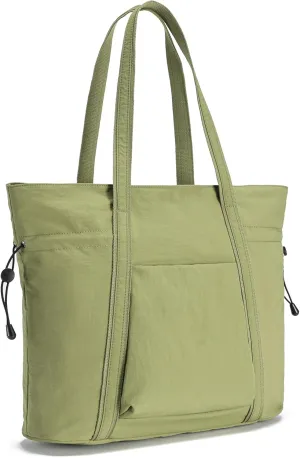 AOCINA 16L Tote Bag for Women Work with Zipper Womens Casual Shoulder Bags for Gym Beach Travel Shopping