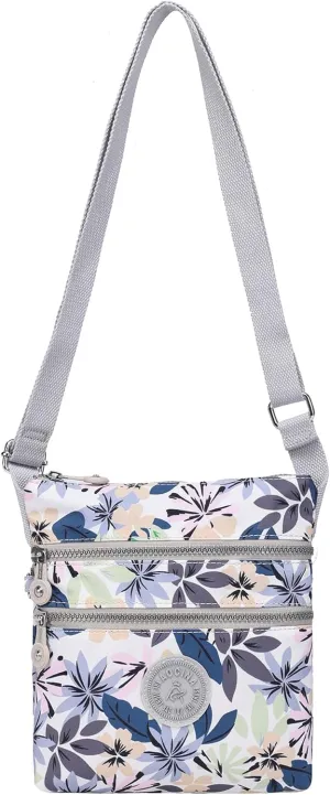 AOCINA Crossbody Purses for Women Lightweight Small Travel Bag Shoulder Purses and Handbags with Multi Zipper Pockets