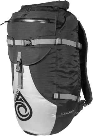 AquaQuest Spindrift Waterproof Backpack 30 L - Black   Reflective
